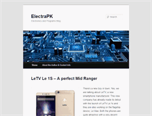 Tablet Screenshot of electrapk.com
